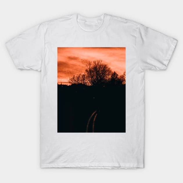 Sunset Sky T-Shirt by Luigi Veggetti